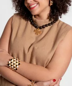 KJL Geometric Cuff Bracelet JEWELRY