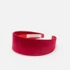 Jennifer Behr Layla Satin Headband Scarlet 2 Jennifer Behr Layla Satin Headband Scarlet