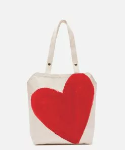 Frances Valentine Tote Bags Help For Ukraine: Canvas Heart Tote