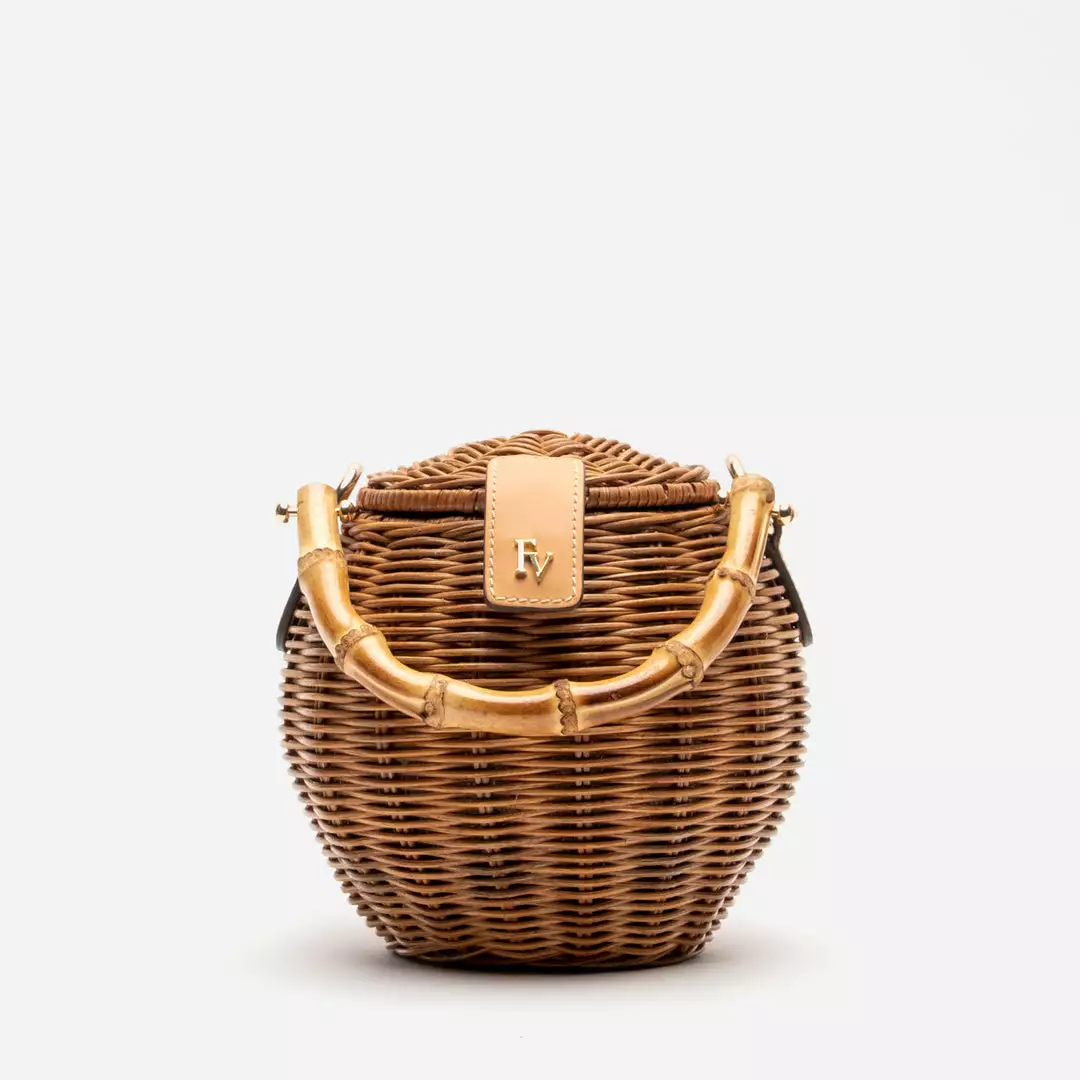 Frances Valentine Honey Basket Natural 6 Frances Valentine Honey Basket Natural