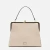 Frances Valentine Jackie Frame Bag Boarskin Oyster