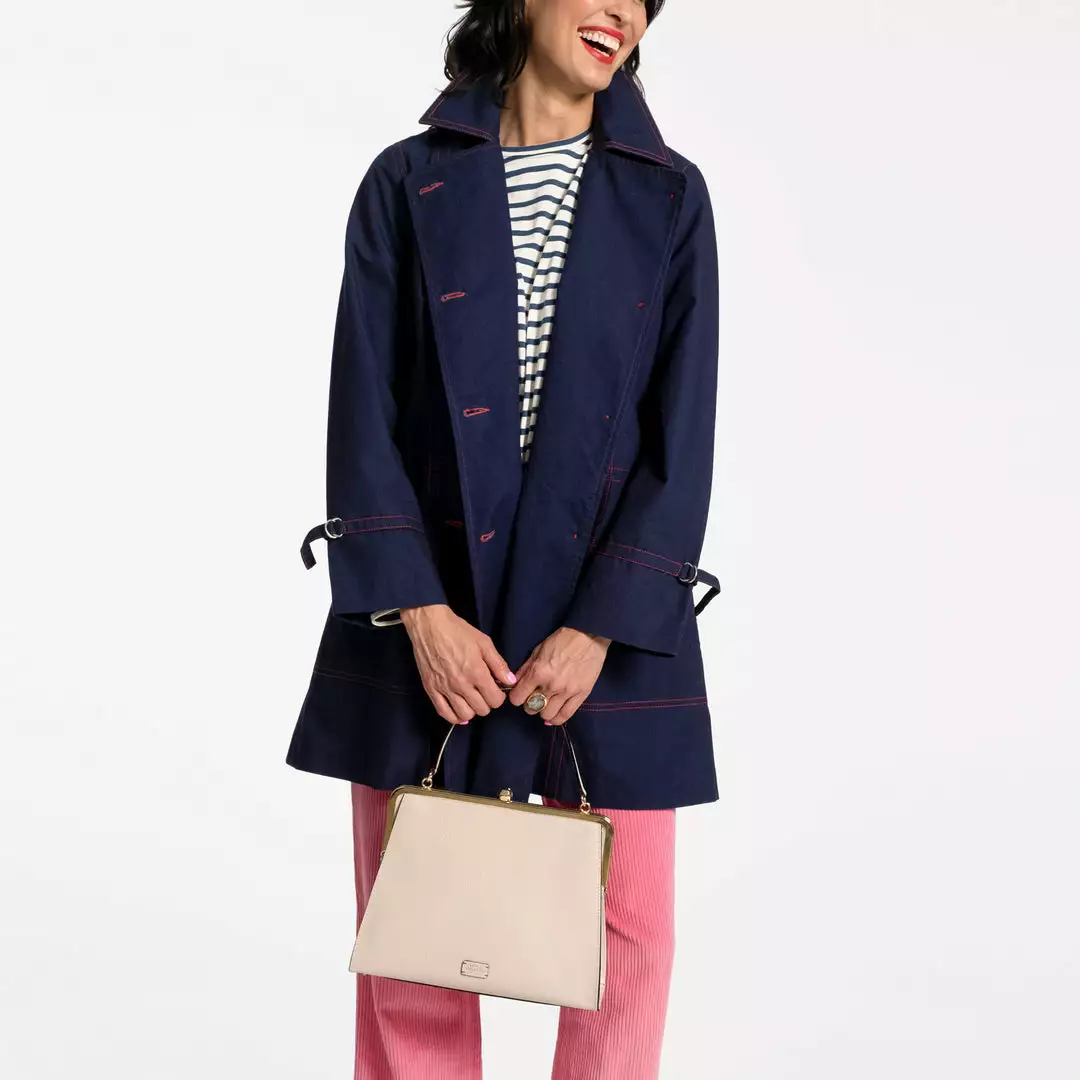 Frances Valentine Jackie Frame Bag Boarskin Oyster 4 Frances Valentine Jackie Frame Bag Boarskin Oyster