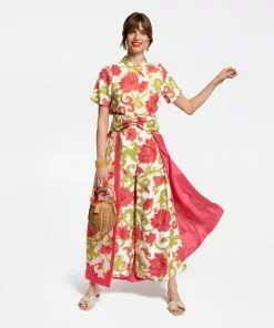 Frances Valentine Jumpsuit With Skirt Rococo Vine APPAREL