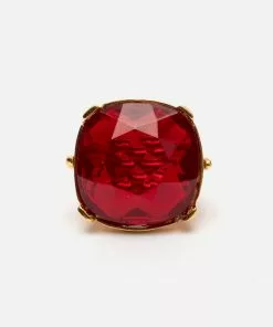 KJL JEWELRY Large Ruby Gem Ring