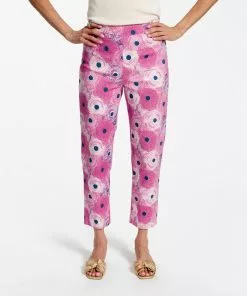 Frances Valentine Lucy Stretch Cotton Pant Barberton Daisy APPAREL