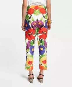 Frances Valentine APPAREL Lucy Stretch Cotton Pant Floral Explosion 12 Frances Valentine APPAREL Lucy Stretch Cotton Pant Floral Explosion