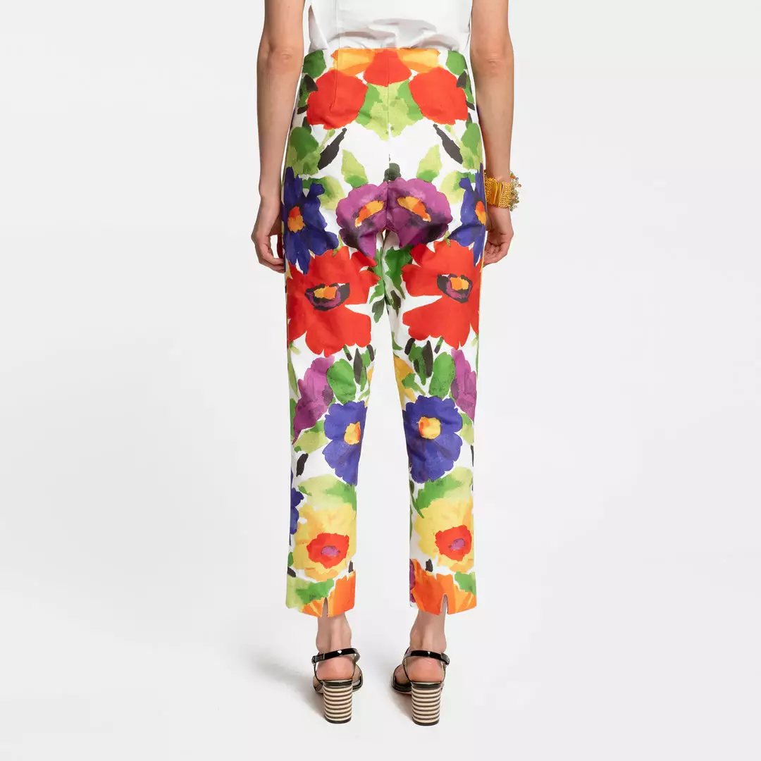 Frances Valentine APPAREL Lucy Stretch Cotton Pant Floral Explosion 7 Frances Valentine APPAREL Lucy Stretch Cotton Pant Floral Explosion