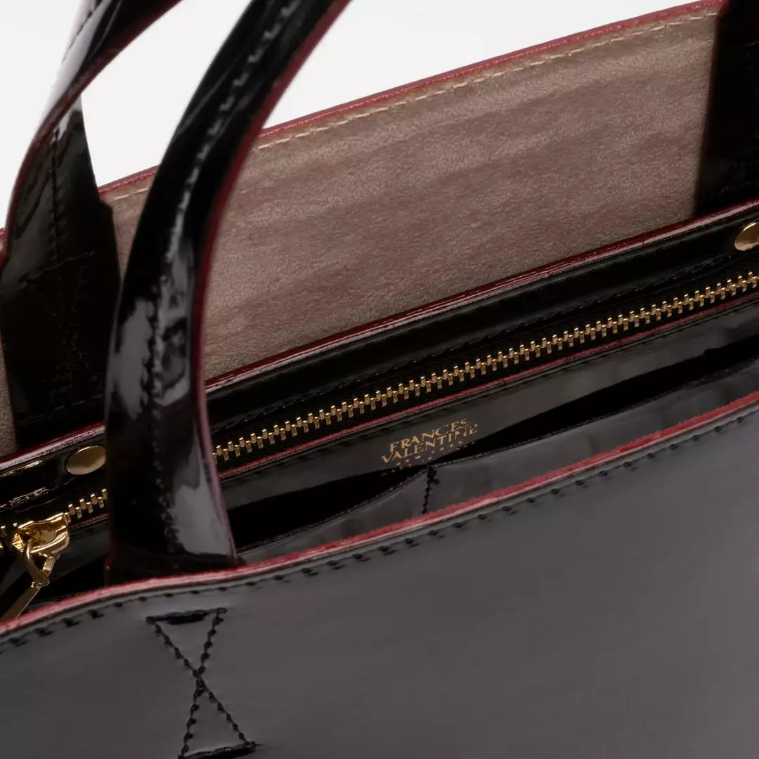 Frances Valentine HANDBAGS Margo Tote Vegan Leather Black 8 Frances Valentine HANDBAGS Margo Tote Vegan Leather Black