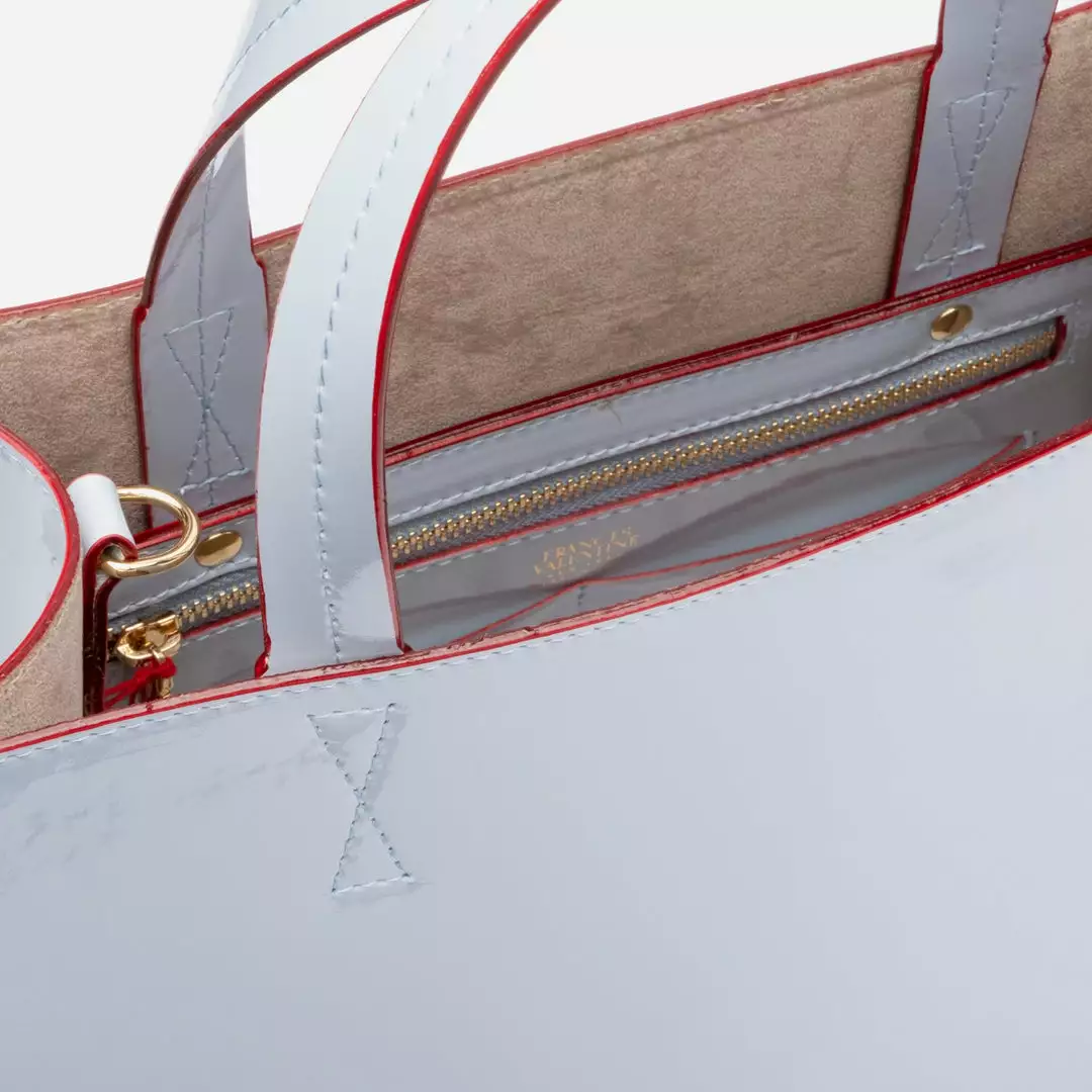 Frances Valentine Margo Tote Vegan Leather Starlight Blue HANDBAGS 8 Frances Valentine Margo Tote Vegan Leather Starlight Blue HANDBAGS