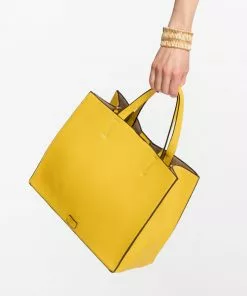 Frances Valentine NEW ARRIVALS Margo Tote Tumbled Leather Light Blue