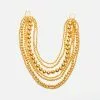 KJL JEWELRY Gold Bead Multi Strand Necklace