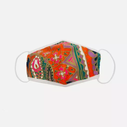 Frances Valentine SALE Fitted Mask Paisley Print 4 Frances Valentine SALE Fitted Mask Paisley Print