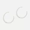 KJL JEWELRY Pearl Hoop Earrings