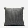 Frances Valentine Dot Jacquard Throw Pillow Black White 1 Frances Valentine Dot Jacquard Throw Pillow Black White