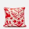 Frances Valentine Veracruz Throw Pillow Red Home Goods