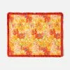 Frances Valentine Home Goods Fringe Placemat Bright Poppy