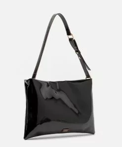 Frances Valentine Pooch Shoulder Bag Vegan Leather Black 8 Frances Valentine Pooch Shoulder Bag Vegan Leather Black