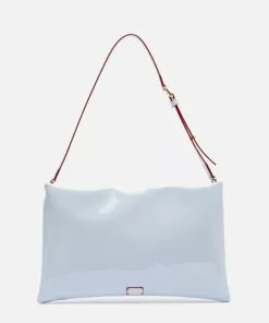 Frances Valentine HANDBAGS Pooch Shoulder Bag Vegan Leather Starlight Blue