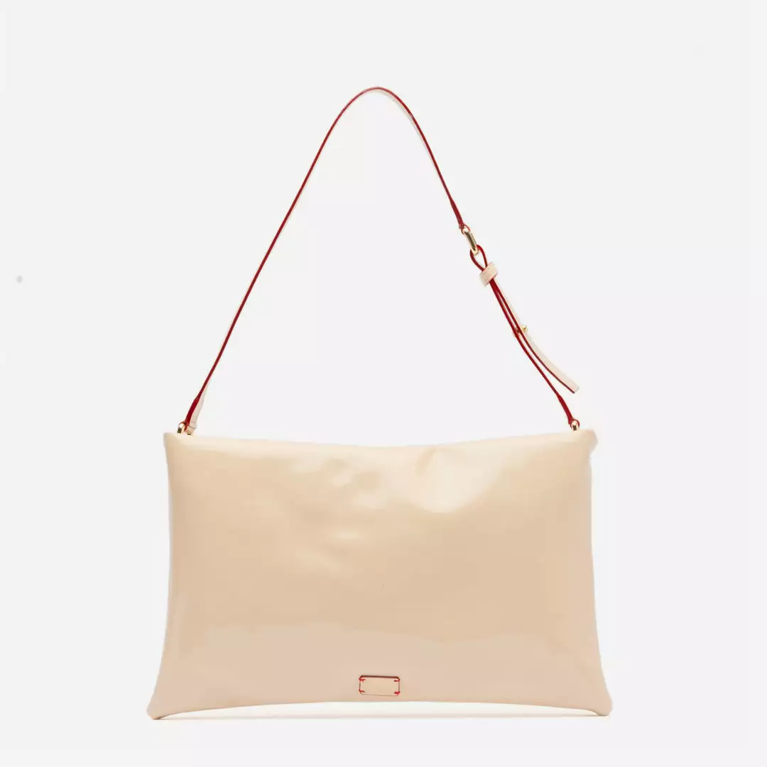 Frances Valentine Pooch Shoulder Bag Vegan Leather Shifting Sand 3 Frances Valentine Pooch Shoulder Bag Vegan Leather Shifting Sand