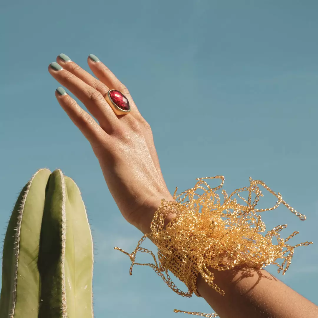 Lavish Flower Crochet Bracelet Gold NEW ARRIVALS 4 Lavish Flower Crochet Bracelet Gold NEW ARRIVALS