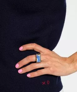 Dean Davidson Castle Ring Labradorite Gold JEWELRY