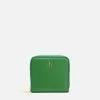 Frances Valentine Zip Around French Purse Soft Nappa Green Oyster Wallets