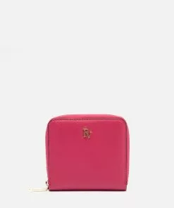 Frances Valentine Zip Around French Purse Soft Nappa Pink Oyster
