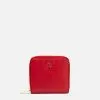 Frances Valentine Zip Around French Purse Soft Nappa Red Oyster Wallets