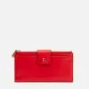 Frances Valentine Double Slim Wallet Soft Nappa Red Oyster 1 Frances Valentine Double Slim Wallet Soft Nappa Red Oyster