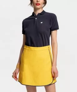 Frances Valentine Scooter Skirt Yellow Navy