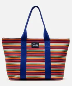 SeaStar Sea Star Small Voyager Tote Candy Stripe