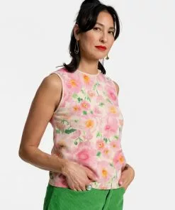 Frances Valentine Knit Shell Poppy APPAREL