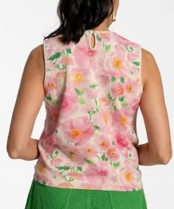 Frances Valentine Knit Shell Poppy APPAREL