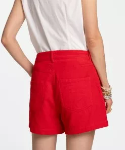 Frances Valentine Scottie Short Corduroy Red NEW ARRIVALS
