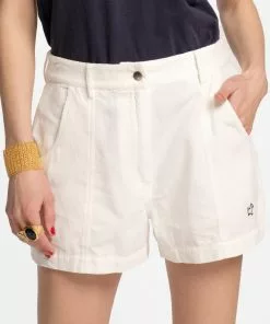 Frances Valentine Scottie Short Corduroy Oyster