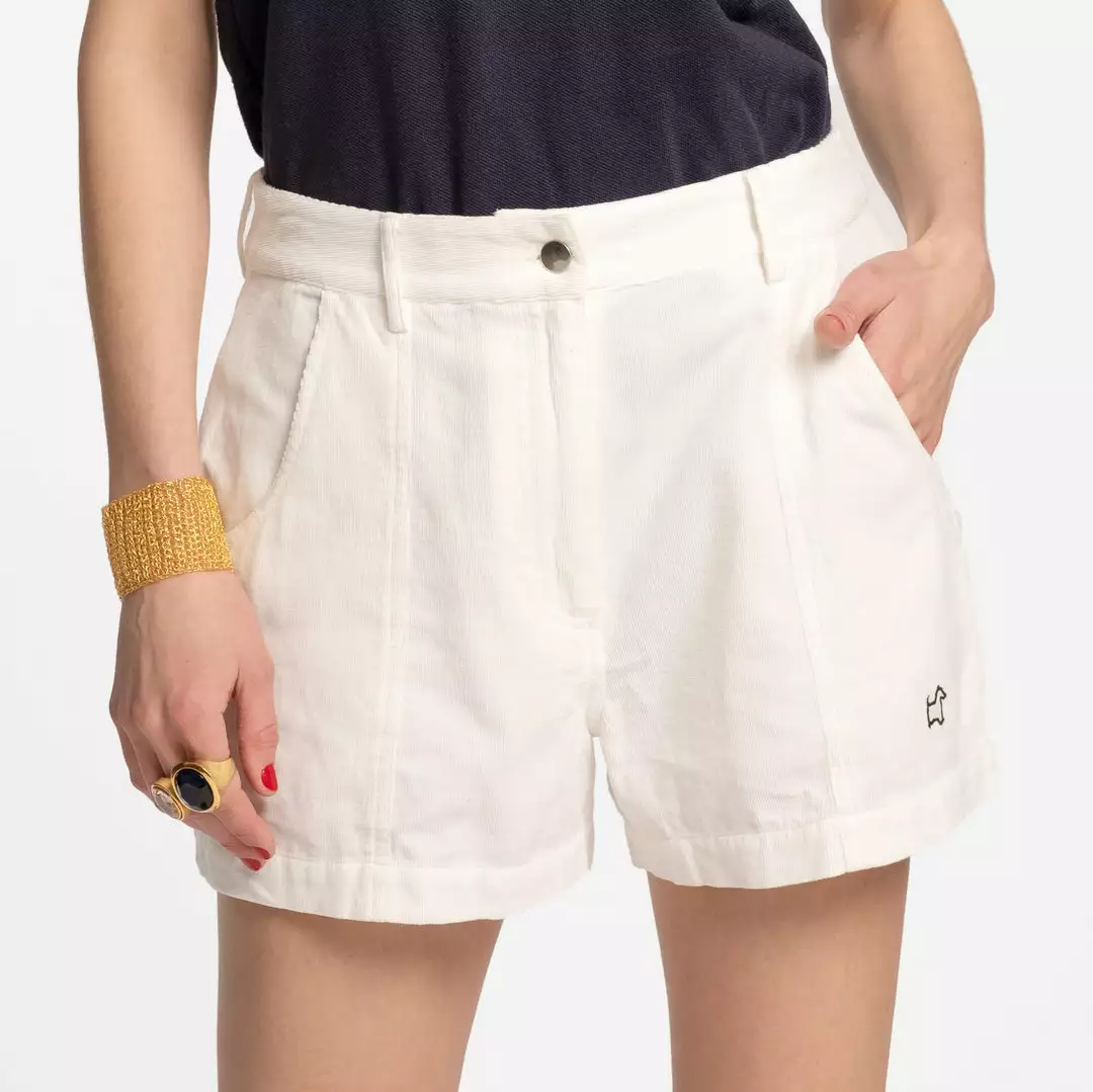 Frances Valentine Scottie Short Corduroy Oyster 3 Frances Valentine Scottie Short Corduroy Oyster