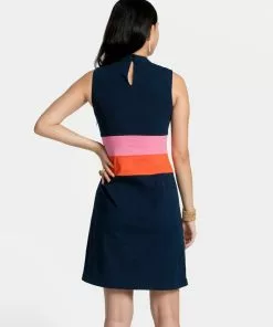 Frances Valentine Simplicity Dress Navy Multi