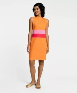 Frances Valentine NEW ARRIVALS Simplicity Dress Orange Multi