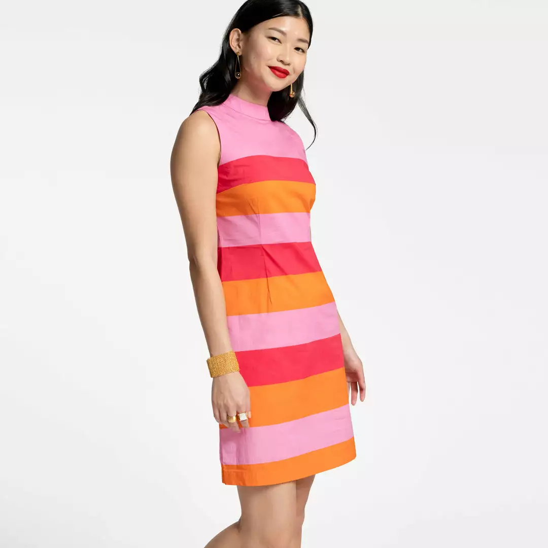 Frances Valentine Simplicity Dress Sherbet Stripe 5 Frances Valentine Simplicity Dress Sherbet Stripe