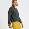 Frances Valentine Wool Fisherman Skipper Pullover Charcoal APPAREL 1 Frances Valentine Wool Fisherman Skipper Pullover Charcoal APPAREL