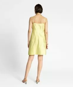 Frances Valentine Slip Dress Celery APPAREL