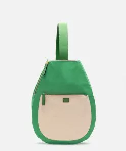 Frances Valentine Tennis Racquet Sling Green Multi