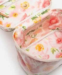 Frances Valentine Train Case Cosmetic Poppy Multi