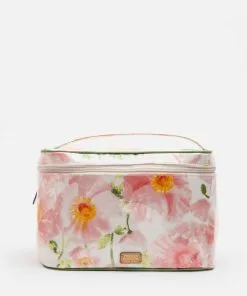 Frances Valentine Train Case Cosmetic Poppy Multi