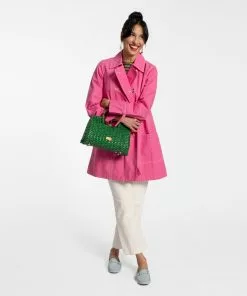 Frances Valentine HANDBAGS Buzzy Basket Wicker Green