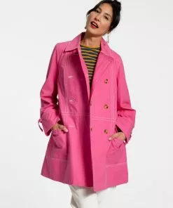 Frances Valentine Trench Coat Pink