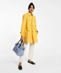 Frances Valentine APPAREL Trench Coat Yellow