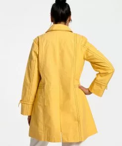 Frances Valentine APPAREL Trench Coat Yellow