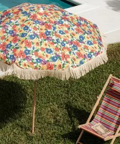 Frances Valentine NEW ARRIVALS Beach Umbrella Floral Explosion