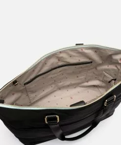 Frances Valentine Viv Work Tote Satin Nylon Black